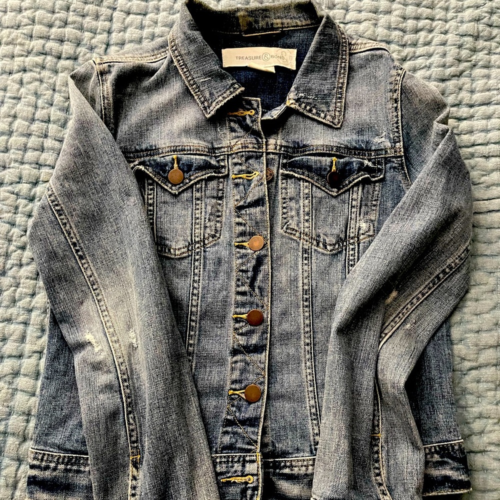 Treasure and Bond Jean Jacket Size Small